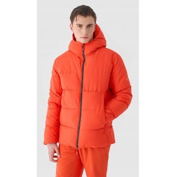 Geaca Tehnica de Schi pentru Barbati  NeoDry 5000 - Captusita - Rosie - cu Gluga Reglabila si Buzunare Functionale - Sezon AW24