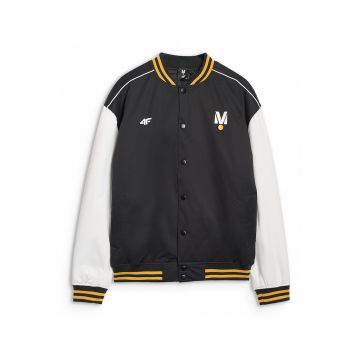 Geaca Tranzitie Unisex  x Drift Masters SS25 - Negre/Albe/Galben - Croiala Regular - Confort Termic - Design Urban Ajustabil - Marime