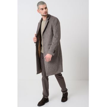 Haina din amestec de lana cu model