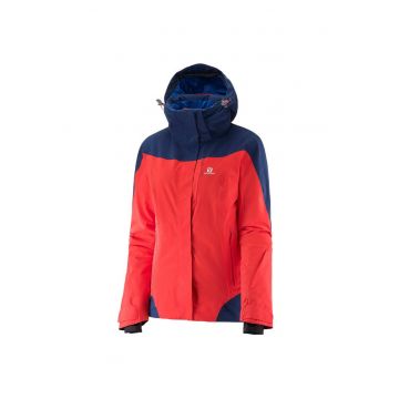 Jacheta dama -  Nailon/Elastan - Rosu/Albastru -