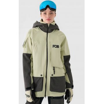 Jacheta de snowboard  kaki - membrana NeoDry 10000 - Poliester