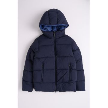 Jacheta reversibila cu gluga si puf