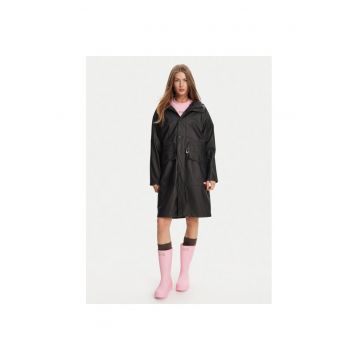 Jacheta sport dama  model HARW0021242 - neagra - poliester/poliuretan -