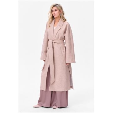 Palton cu revere decupate Savani