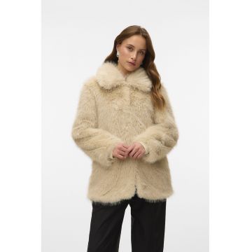 Palton din blana sintetica