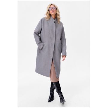 Palton lejer cu buzunare oblice