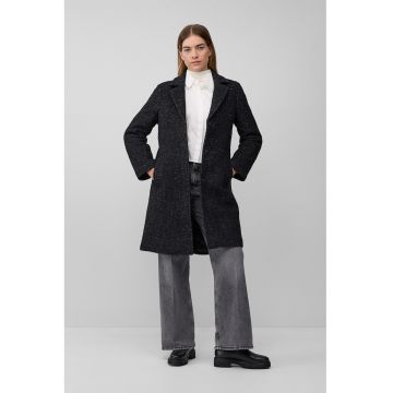 Palton lung cu buzunare