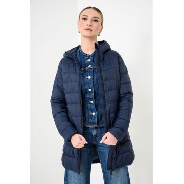 Geaca cu buzunare laterale - Albastru ultramarin