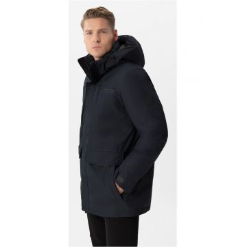 Geaca de iarna impermeabila cu gluga detasabila - barbati -  J-Heros - Bleumarin