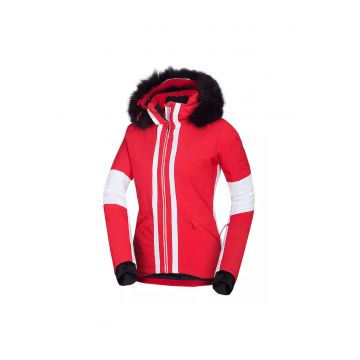 Geaca impermeabila cu blana sintetica pentru schi