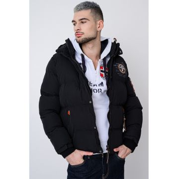 Geaca regular-fit cu logo Verana