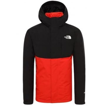 Jacheta barbati  Mountain Light - poliester - impermeabila - portocaliu/negru -