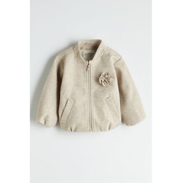 Jacheta bomber cu fermoar