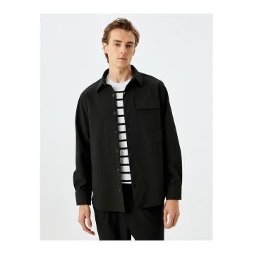 Jacheta-camasa cu buzunar pe piept