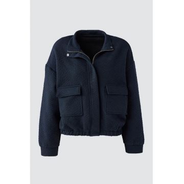 Jacheta-camasa cu fermoar si maneci cazute