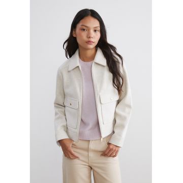 Jacheta-camasa cu fermoar