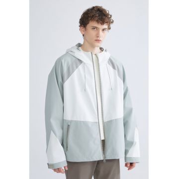 Jacheta cu fermoar si gluga