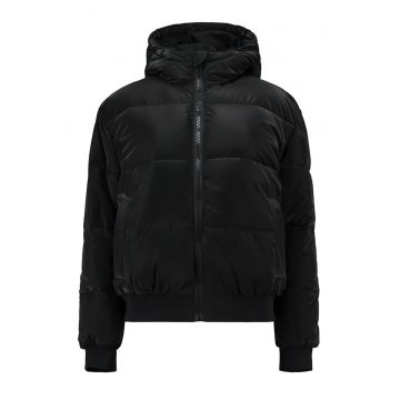 Jacheta cu fermoar si gluga