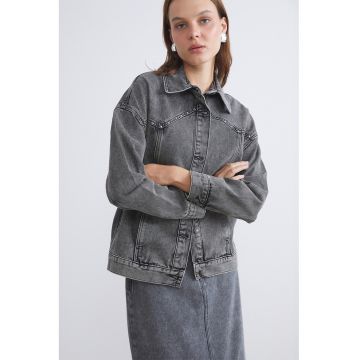 Jacheta lejera din denim