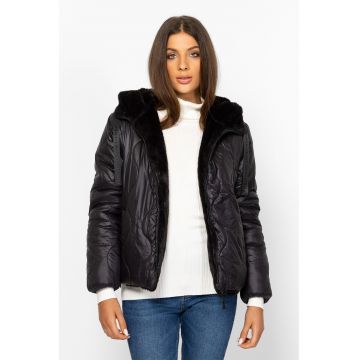 Jacheta matlasata reversibila cu blana sintetica Nicar