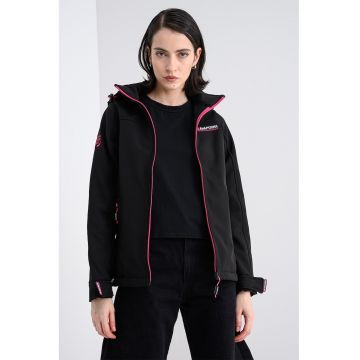 Jacheta regular-fit cu buzunar si fermoar Takeniana