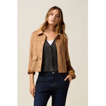 Jacheta uni cu maneci cazute