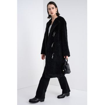 Palton cu blana sintetica Melija