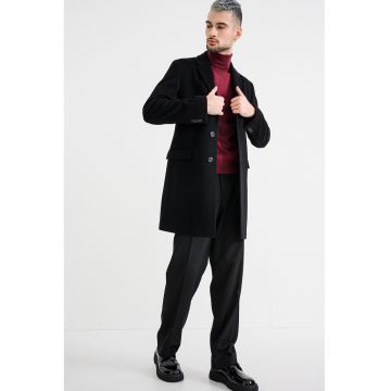 Palton din casmir cu revere Migor