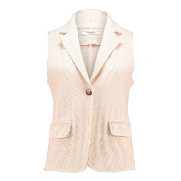 Vesta din bumbac cu nasturi