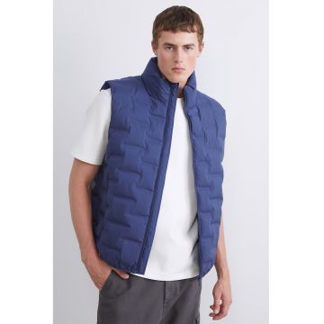 Vesta matlasata cu fermoar