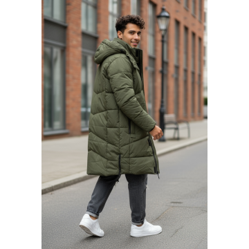 Geaca barbati groasa de iarna  kaki M25