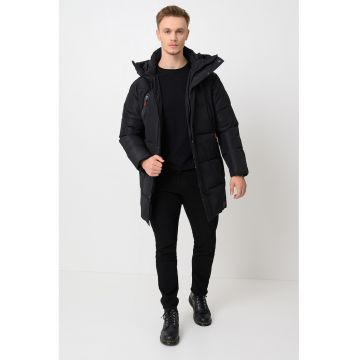Geaca lunga cu gluga Arwin