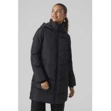 Geaca lunga cu gluga