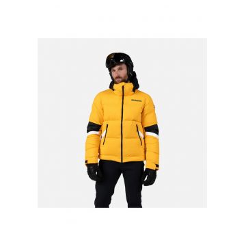 Geaca ski  DAILLE DOWN JKT - cu puf - culoare galben - pentru barbati - marimea XL