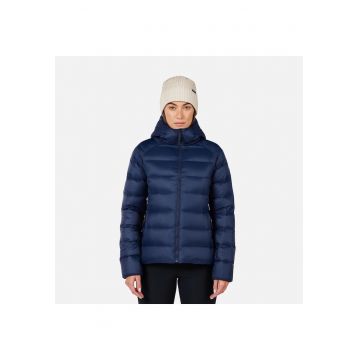 Geaca ski  W ARETU DOWN HOODIE JKT - cu puf - albastru inchis - pentru dama