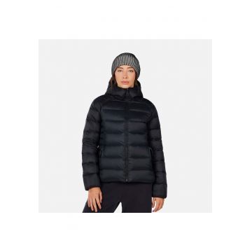 Geaca ski  W ARETU DOWN HOODIE JKT - cu puf - negru - pentru dama