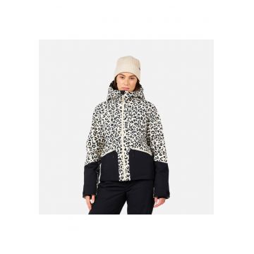 Geaca ski  W ROCHRUN ALLOVER JKT - culoare animal print - pentru dama - marime