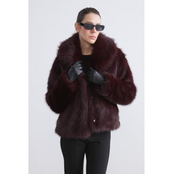 Haina din blana sintetica