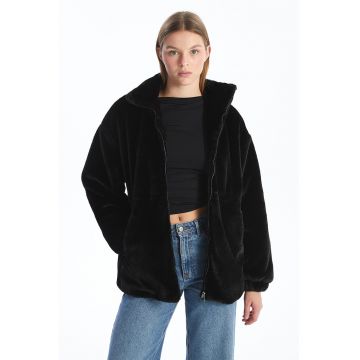 Haina scurta de blana sintetica