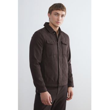 Haina scurta regular fit cu guler