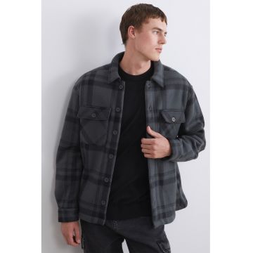 Jacheta-camasa cu model in carouri