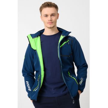 Jacheta cu fermoar si gluga Royaute