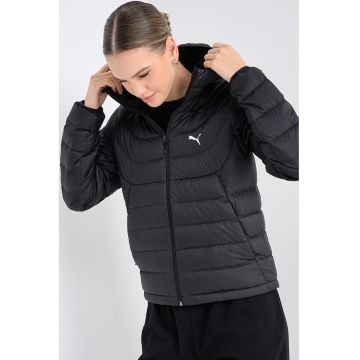 Jacheta matlasata cu logo si gluga