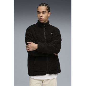 Jacheta relaxed fit cu fermoar