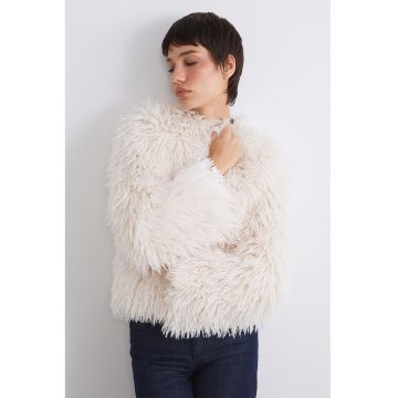 Palton de blana sintetica