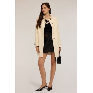 Palton regular-fit cu nasturi