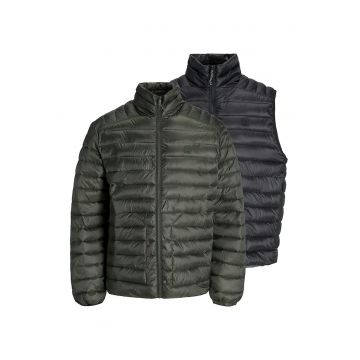 Set de geaca matlasata si vesta  - 2 piese