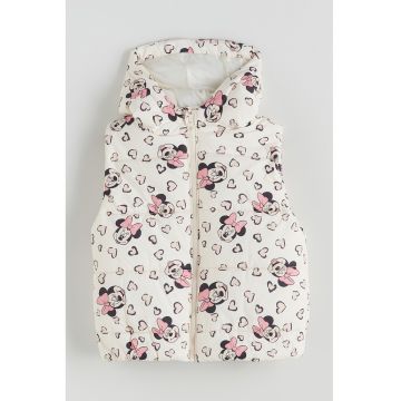 Vesta cu vatelina - model Minnie Mouse si gluga