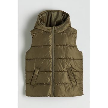 Vesta cu vatelina si gluga