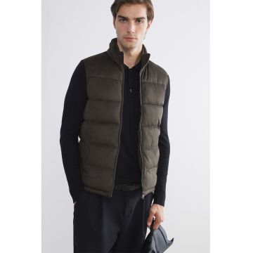 Vesta matlasata cu fermoar